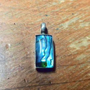 Jewelry: Paua Rectangle Pendant
