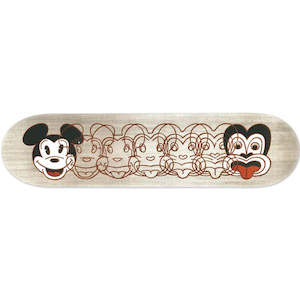 100 Nz: Skateboard Deck -  Mickey to Tiki (Dick Frizzell)