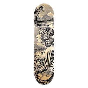 100 Nz: Skateboard Deck - Wahine Stamp