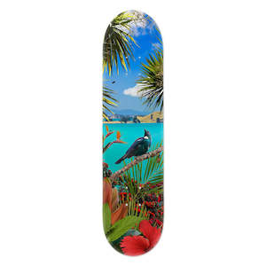 100 Nz: Skateboard Deck - Tui's Temple (Lucy G)