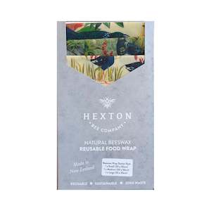 Beeswax Food Wrap - Kiwiana Native Birds Set of 3