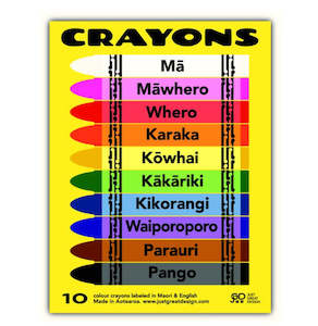 Other Toys: NZ Made Crayons 10 Pack