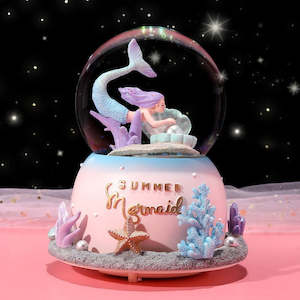 Mermaid Snow Globe Super Large