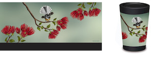 Reusable Cups: Reusable Coffee Cup - Pohutukawa Fantail