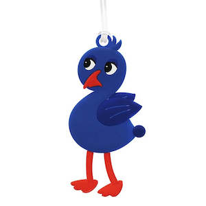 Bag Tags: Bag Tag - Cute Pukeko