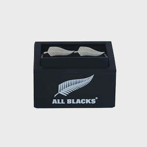 Cufflinks: All Black -Silver Fern Cufflinks
