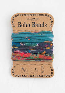 Hair Accessory: Boho Bands Turq/Navy/Tan