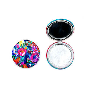 Pocket Mirrors: Compact Mirror - Pink Tui