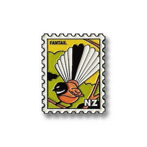 Magnets: Stamp Magnet - Fantail