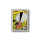Stamp Magnet - Fantail