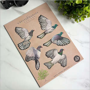 Other Wall Arts: Pop-Out: Kereru Set