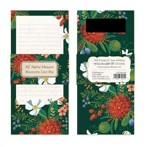 Other Office: Magnetic List Pad - NZ Native Flowers