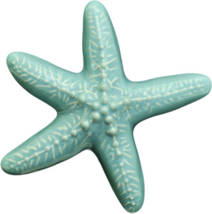 Ceramic Wall Arts: Ceramic Wall Star Fish Small