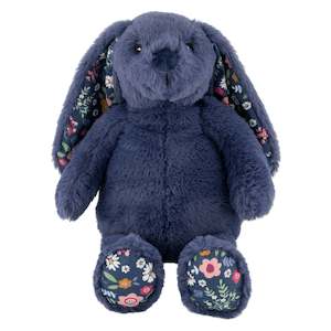 Soft Toys: Soft Toy - Flopsy Bunny - Floral Saphire