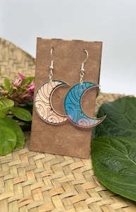 Kiwiana Earrings: Earrings Marama Whakakai Rainbow