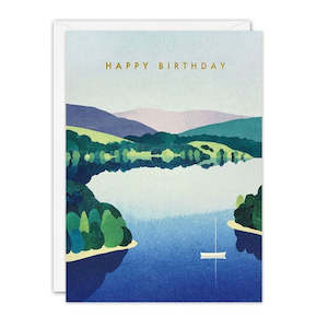 James Ellis - Lake View - Birthday Card