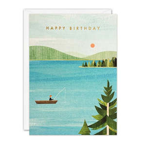 James Ellis - Fishing - Birthday Card