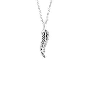Kiwiana Necklaces: Sterling Silver Necklace - Classic Forever Fern