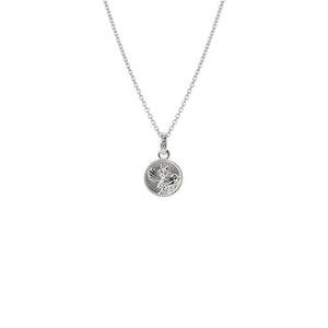 Sterling Silver Necklace - Fantail Coin (Friendly)