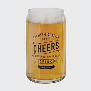 Cool Goodies: Beer Can Glass - Cheers
