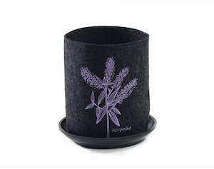 Ecofelt Growbag - Koromiko On Dark Grey