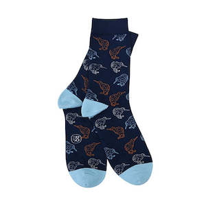 Cotton Socks: Socks Kiwi Canvas