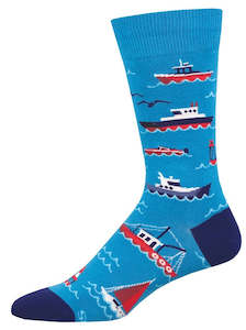 Cotton Socks: Men's Socks - Don't Rock The Boat