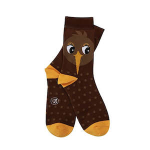 Cotton Socks: Socks Cute Kiwi