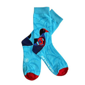 Cotton Socks: Socks Bold & Bright Pukeko