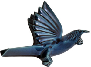Ceramic Wall Arts: Wall Art Cearamic Flying Tui