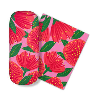 Glasses Cases: Glasses Case - Bright Pohutukawa Pink