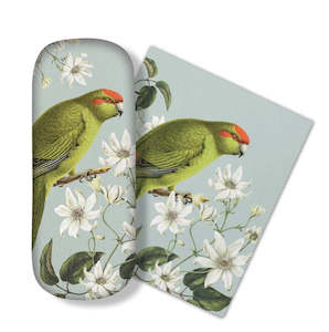 Glasses Cases: Birds & Botanicals Kakariki Glasses Case