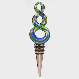 Drinking Accessories: Glass Twist Bottle Stopper