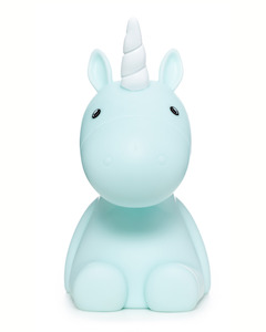 Kids Room Decor: Blue Unicorn Night Light