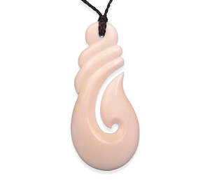 Bone Necklaces: Cow Bone Necklace - Hook