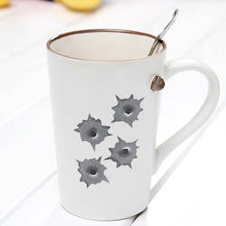 Small Stickers For Cars Computers And Other Things: 3D Bullet Holes x 24 - Decals stickers