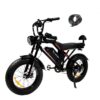 Electric Scooter: Hydraulic Brake-Up to 55km/h-65KM-20” Off-Road Tire-Removal Battery-Electric Bike Dirt Bike K6S