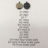 Products: H2 DUAL/H4/F6 PRO S/K6S/K6 PRO Brake Pads