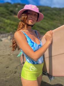 Women's Wetsuit Shorts 2mm- Lime Light