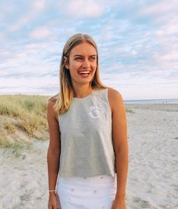 Womens T Shirts Tanks: Floating Clouds Tank