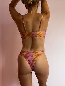 2022 Samples Seconds Sale: Summer Disco Bikini Bottom- SAMPLE size 8