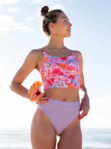 Womens Swimwear: High Waisted Bikini Bottom- Dreamstate