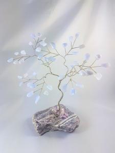 Blue Lace Agate GemTree - June Birthstone: Medium Blue Lace Agate GemTree