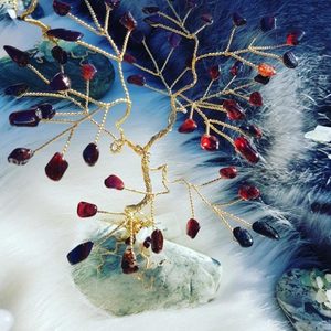 Garnet GemTree - January Birthstone: Medium Garnet GemTree