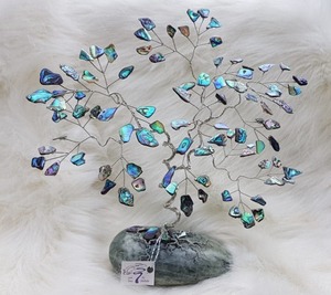Large Paua Shell Tree