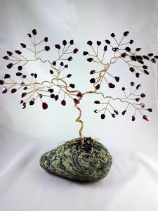Garnet GemTree - January Birthstone: Large Garnet GemTree