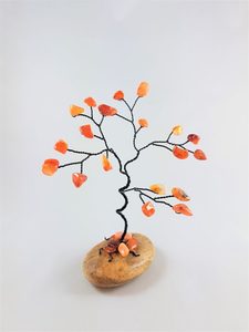 Carnelian GemTree - July Birthstone: Mini Carnelian GemTree