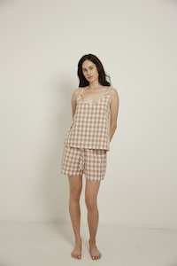 Summer Set, Pink/White Check