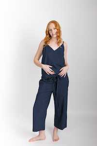 Paloma Set: Paloma Set, Navy Pinstripe