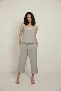 Paloma Set, Black/White Stripe